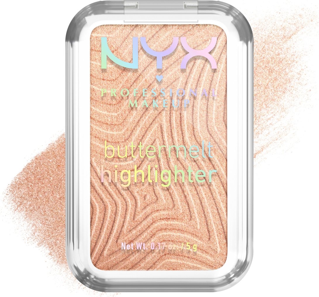 NYX Professional Makeup Buttermelt Highlighter 5g (Various Shades) - Glaze it Butta