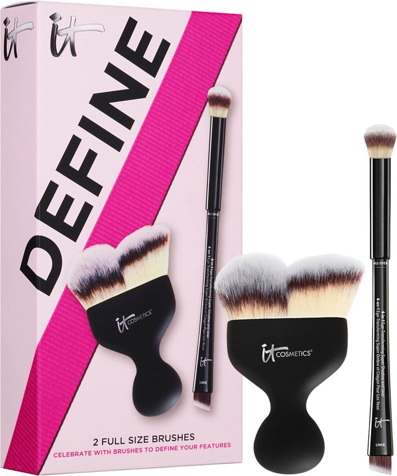 IT Cosmetics Celebrate Enhanced Looks 3 Piece Brush Set