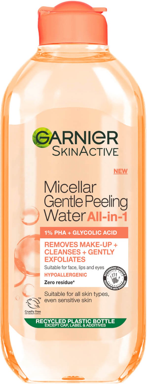 Thumbnail - Garnier Micellar Gentle Peeling Water All-in-1 1% PHA and Glycolic Acid 400ml
