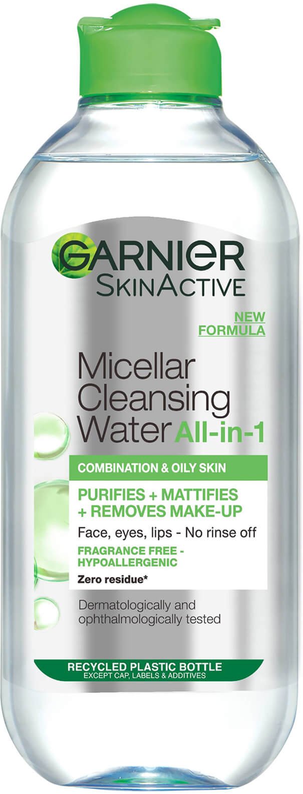 Garnier Micellar Water Facial Cleanser and Makeup Remover for Combination Skin 400ml