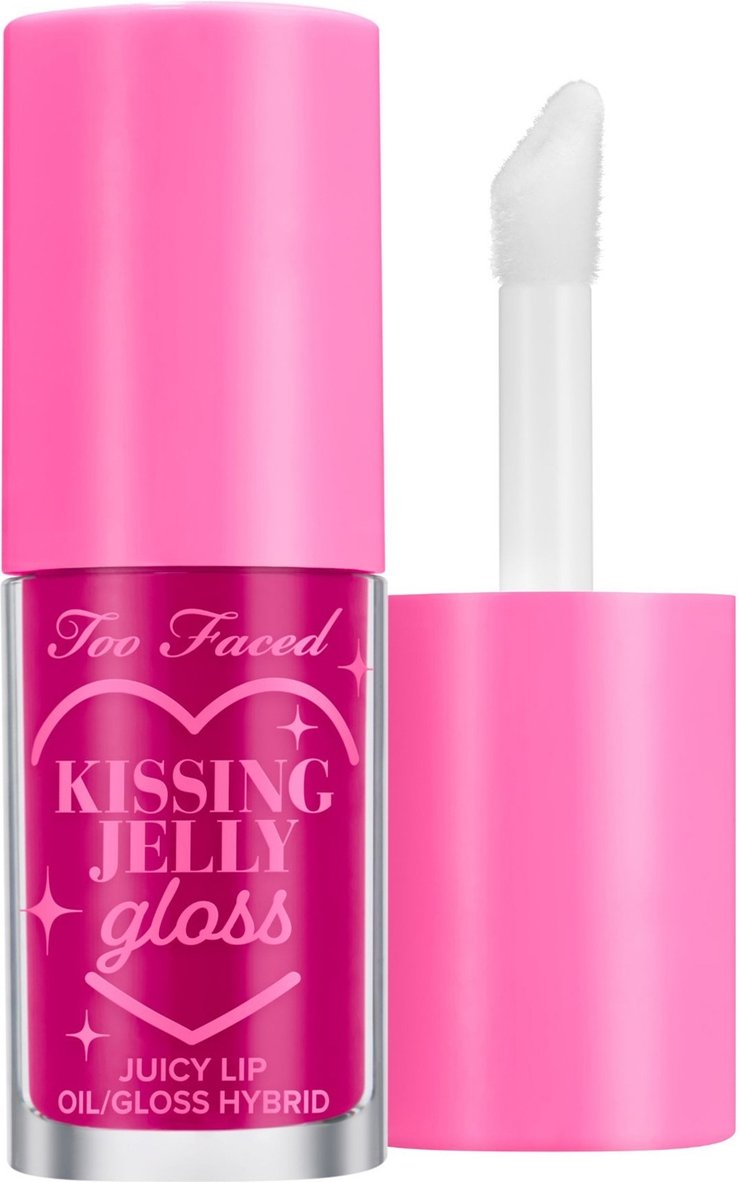 Too Faced Kissing Jelly Lip Oil Gloss 4.5ml - (Various Shades) - Raspberry