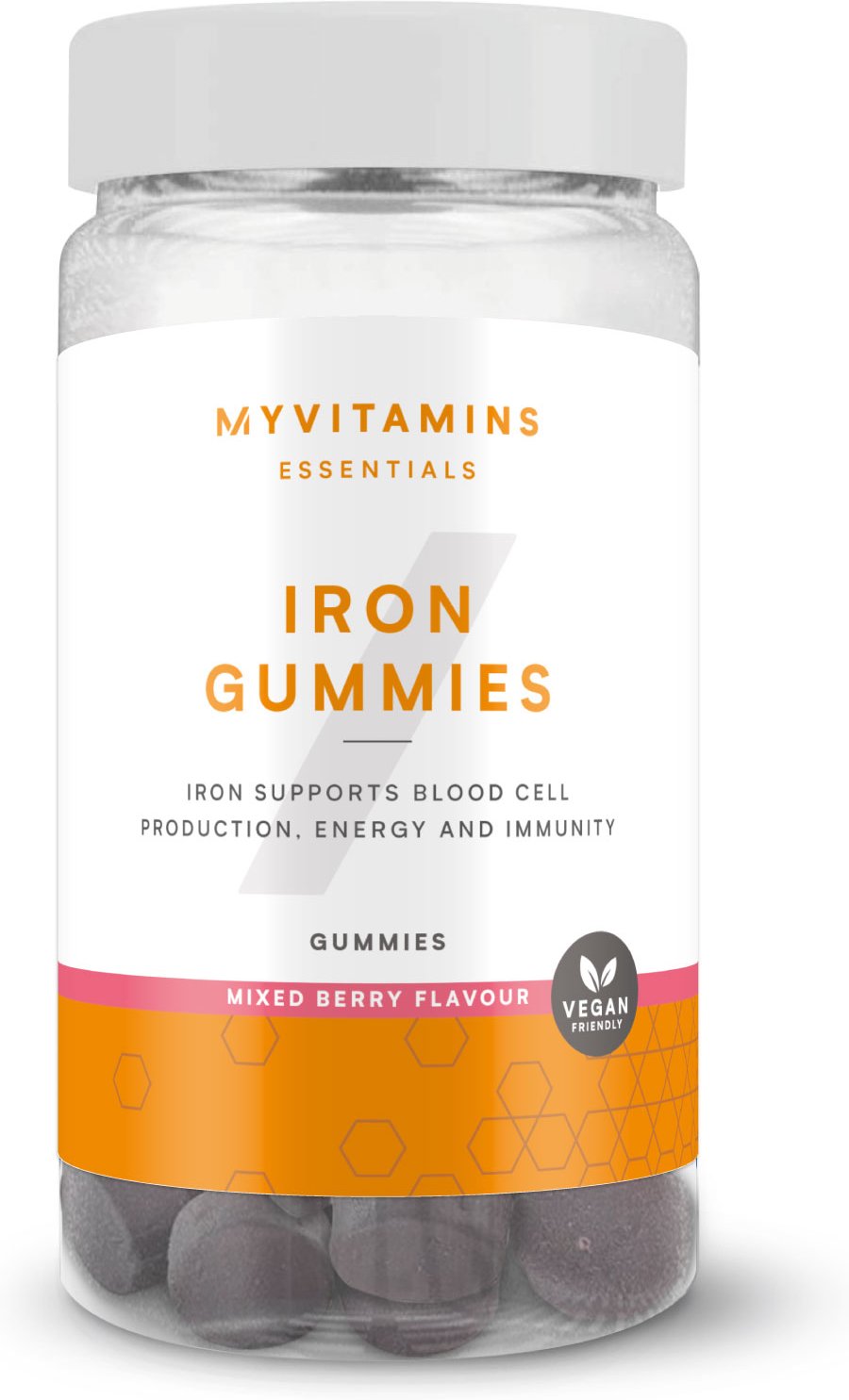 Myvitamins Iron Gummies - 30Portionen - Beerenmix