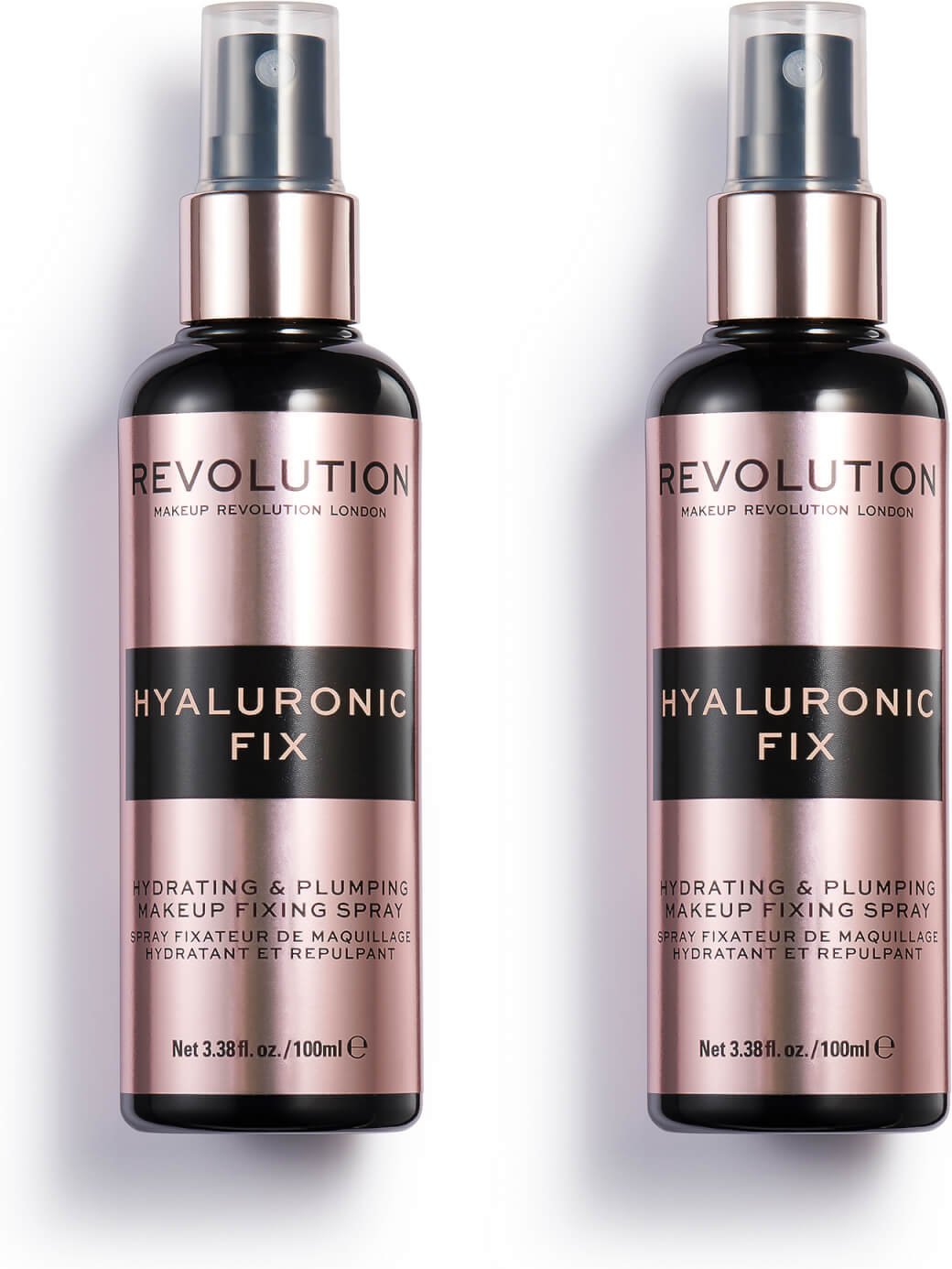 Makeup Revolution Hyaluronic Fixing Spray Duo