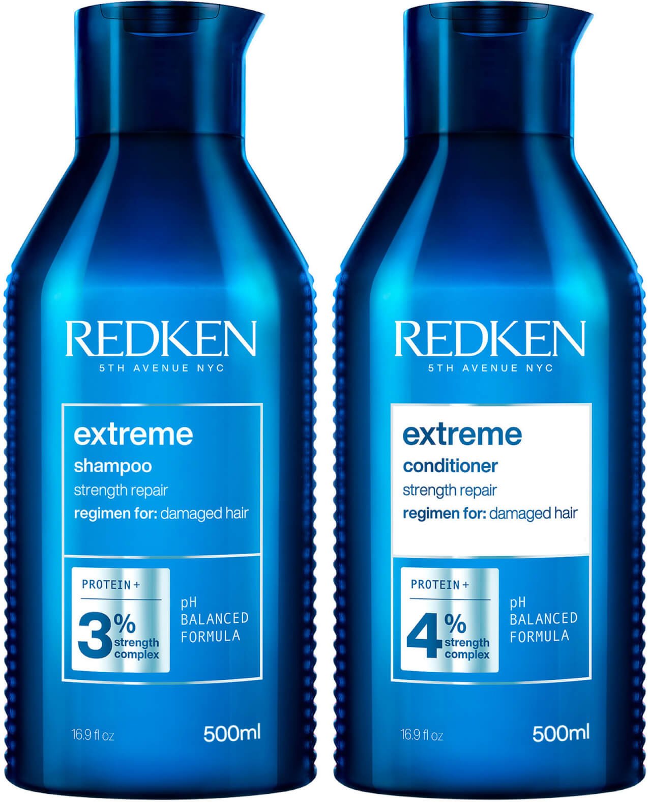Redken Extreme Shampoo and Conditioner Routine for Damaged Hair 500ml