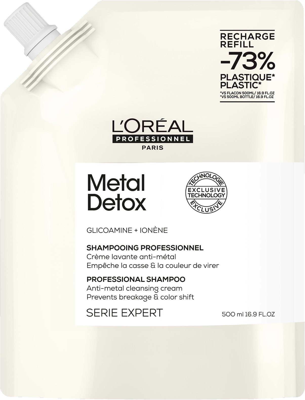 Thumbnail - L'Oréal Professionnel Metal Detox Shampoo Refill Pack 500ml for Breakage and Colour Protection