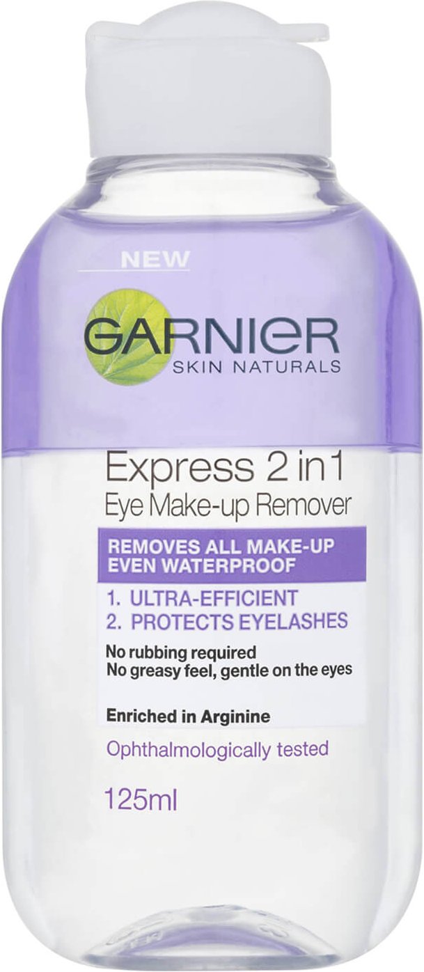 Garnier Skin Naturals 2-in-1 Eye Make-Up Remover (125ml)