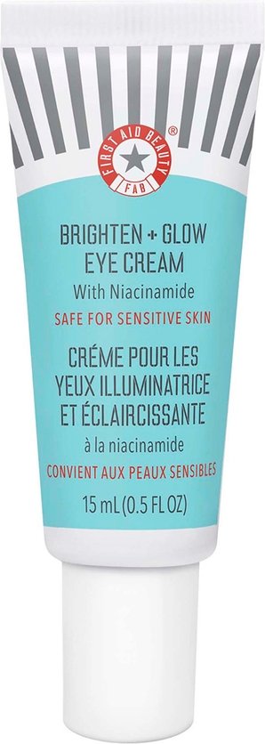 First Aid Beauty Brighten and Glow Eye Cream with Niacinamide 0.5 oz