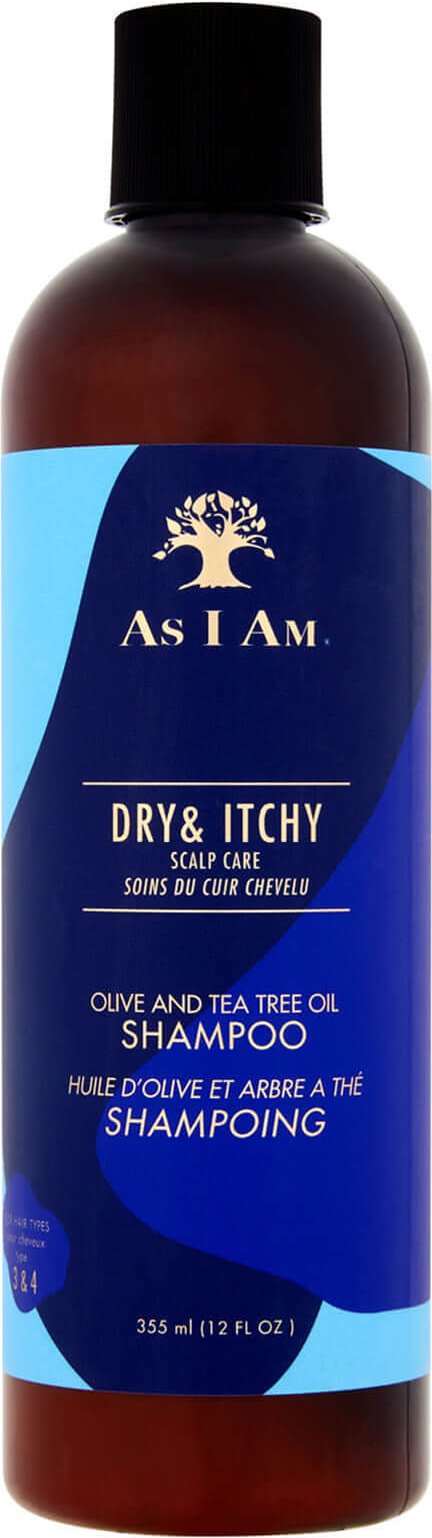 As I Am Dry and Itchy Scalp Care Olive and Tea Tree Oil Shampoo 355ml