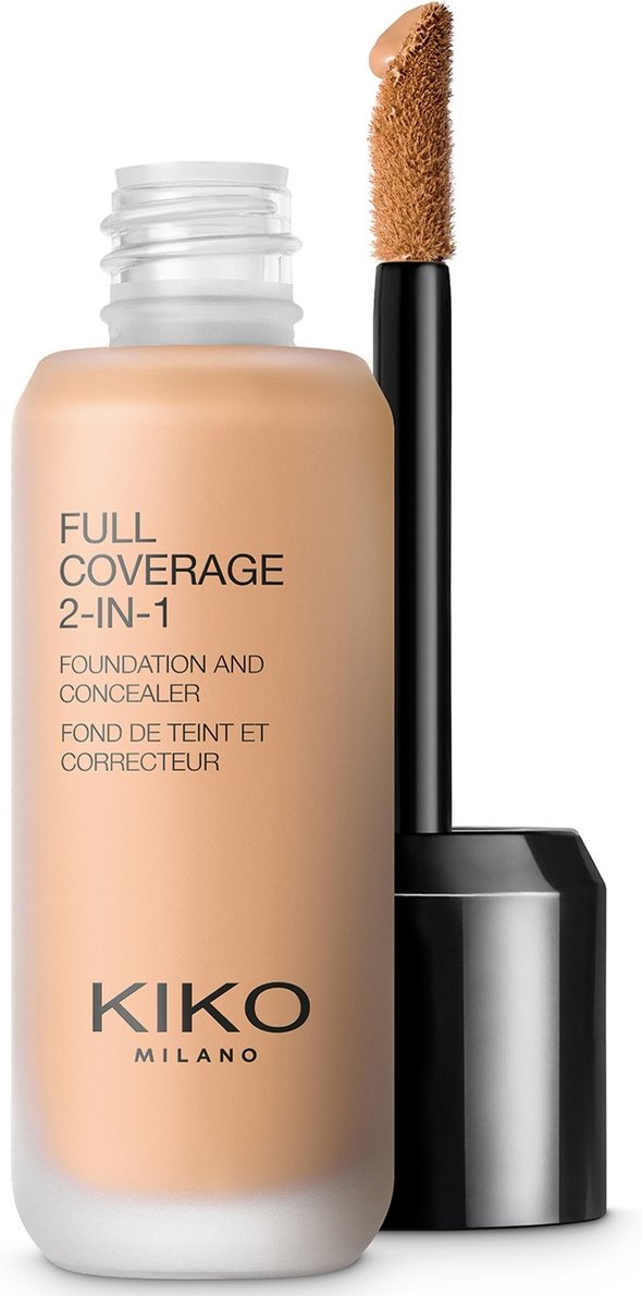 KIKO Milano Full Coverage 2-in-1 Foundation and Concealer 25ml (Various Shades) - 80 Neutral