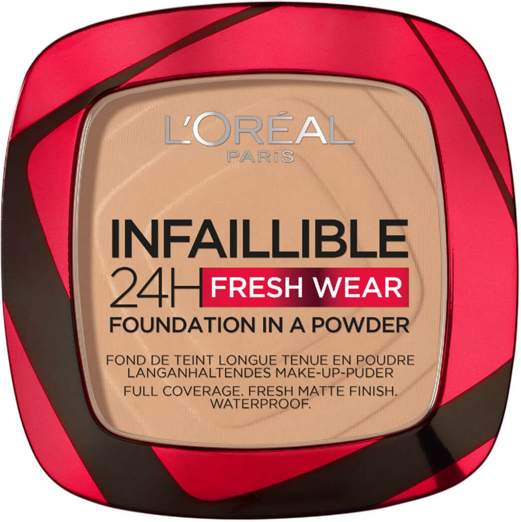 L'Oréal Paris Infallible 24 Hour Fresh Wear Foundation Powder 9g (Various Shades) - 140 Golden Beige