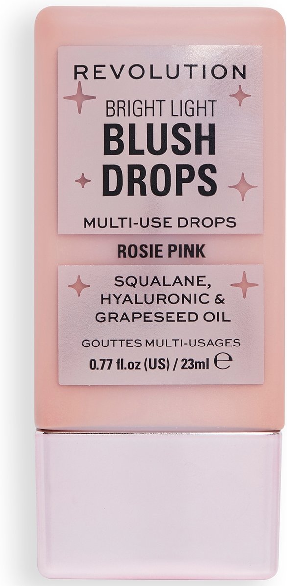 Makeup Revolution Bright Light Blush Drops - Pink Rosie