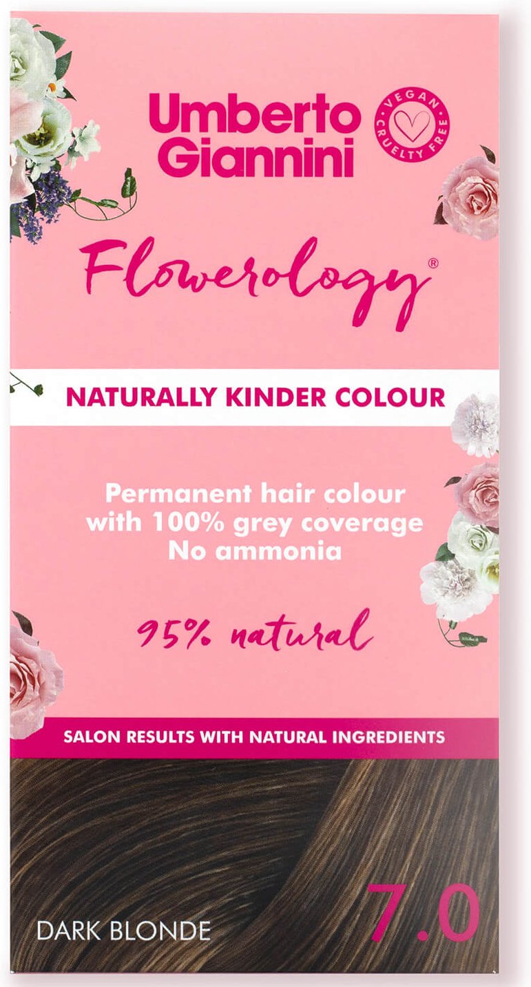 Umberto Giannini Flowerology Naturally Kinder Colour - Dark Blonde 7.0 195ml