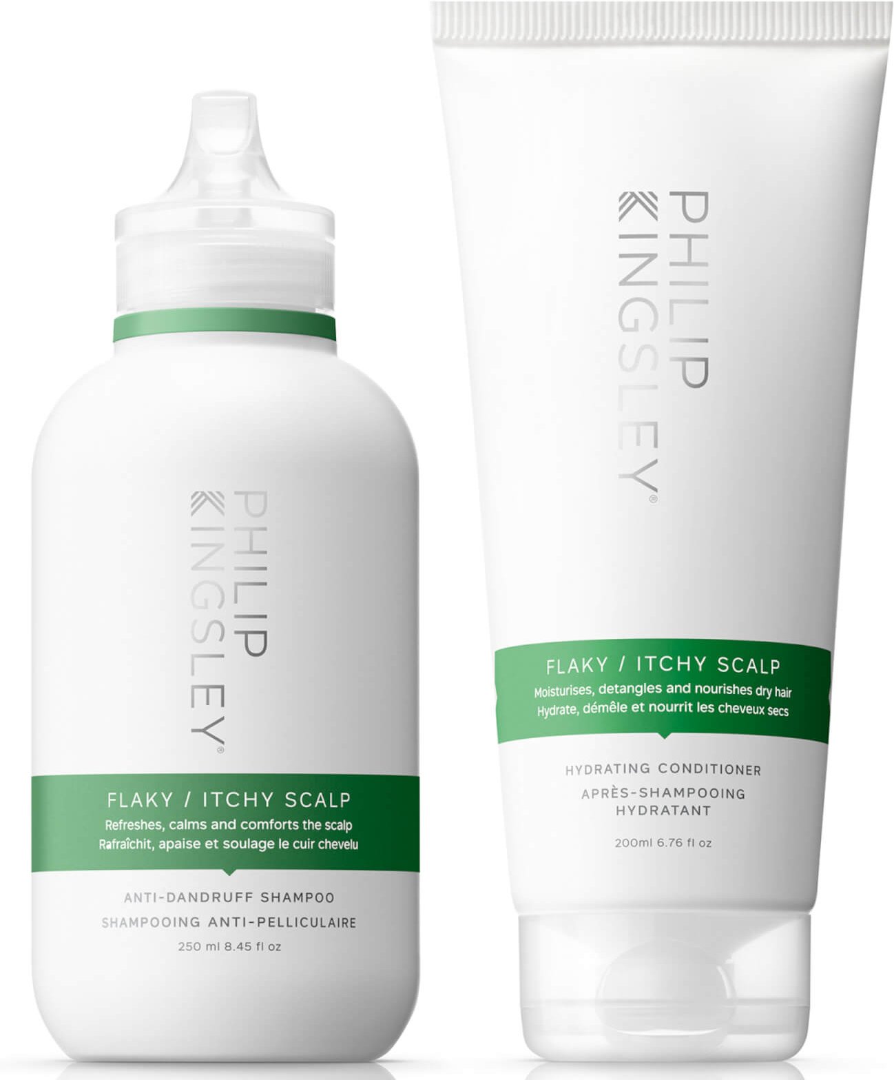 Philip Kingsley Flaky/Itchy Scalp Shampoo 250ml and Conditioner 200ml Duo