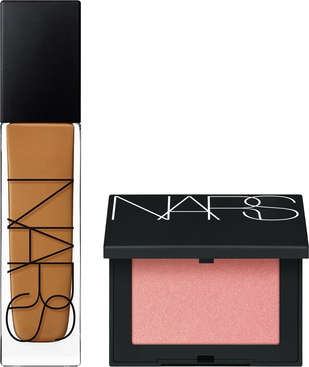 NARS Natural Longwear Foundation 30ml and NARS Blush Orgasm 4.8g Bundle (Various Shades) - Macao