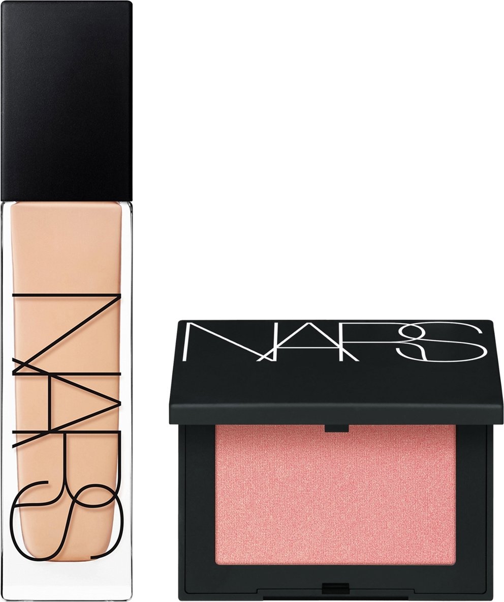 NARS Natural Longwear Foundation 30ml and NARS Blush Orgasm 4.8g Bundle (Various Shades) - Yukon