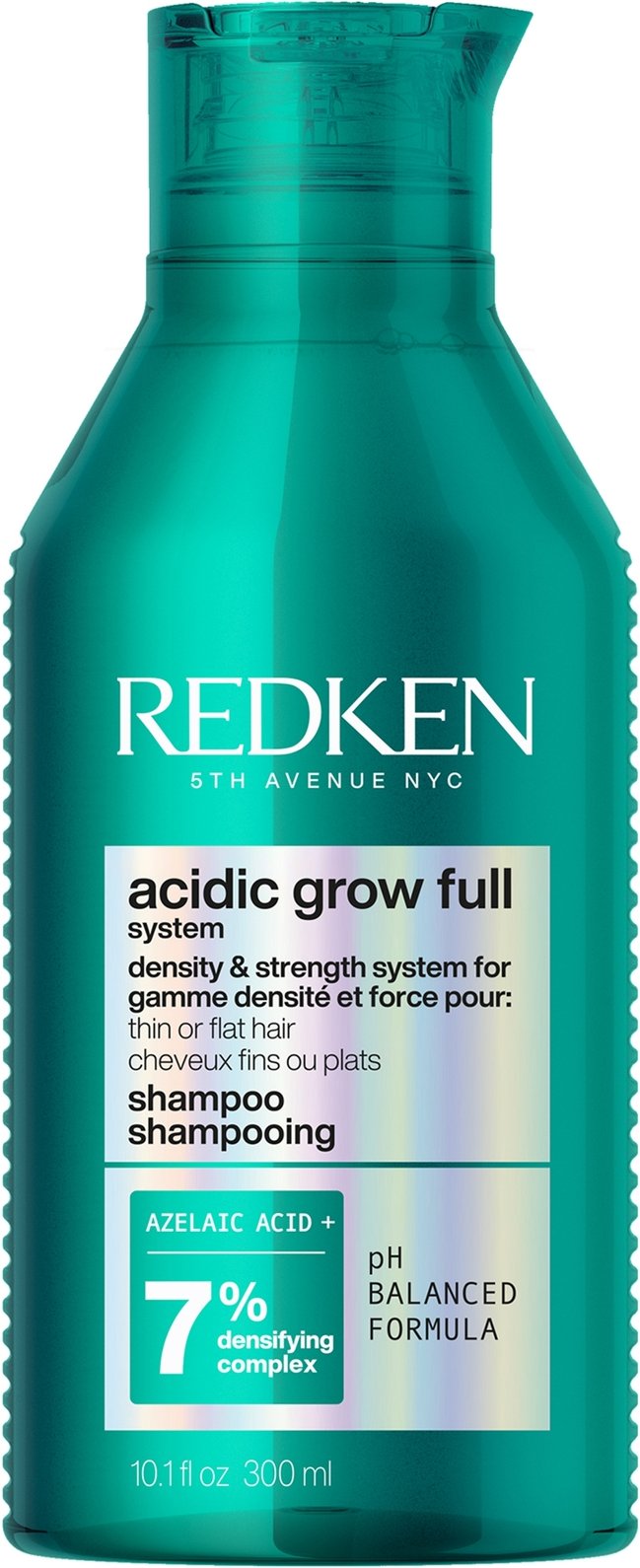 Redken Acidic Grow Full System Densifying Shampoo for Thin Hair, Strengthens & Thickens