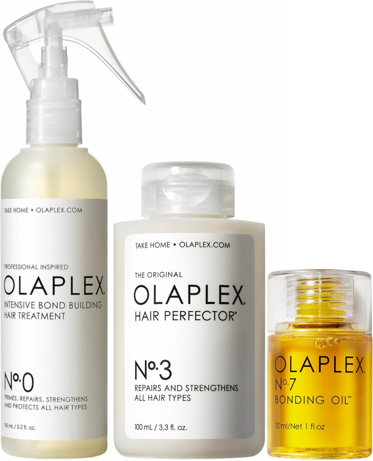 Olaplex Bundle - No. 0, No. 3, No. 7