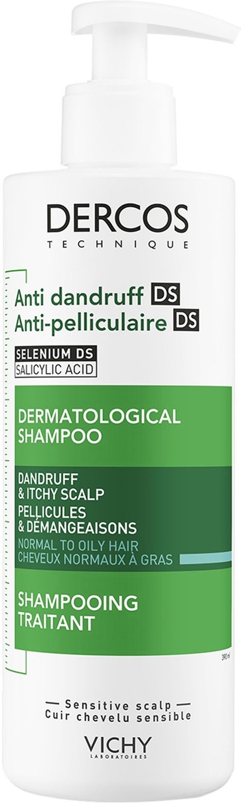 VICHY Dercos Anti-Dandruff Shampoo for Normal/Oily Hair 390ml