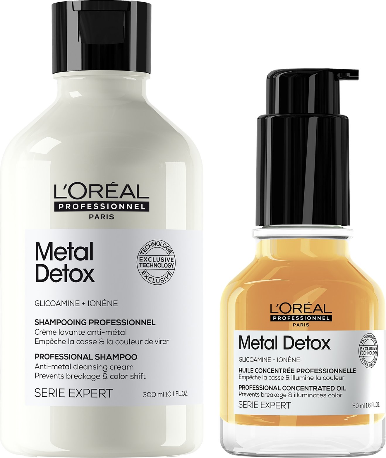 L'Oréal Professionnel Metal Detox Oil and Shampoo Bundle