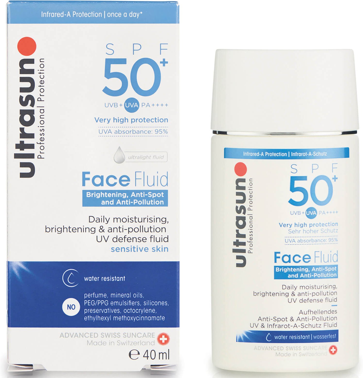 Ultrasun SPF 50+ Anti-Pollution Face Fluid 40 ml