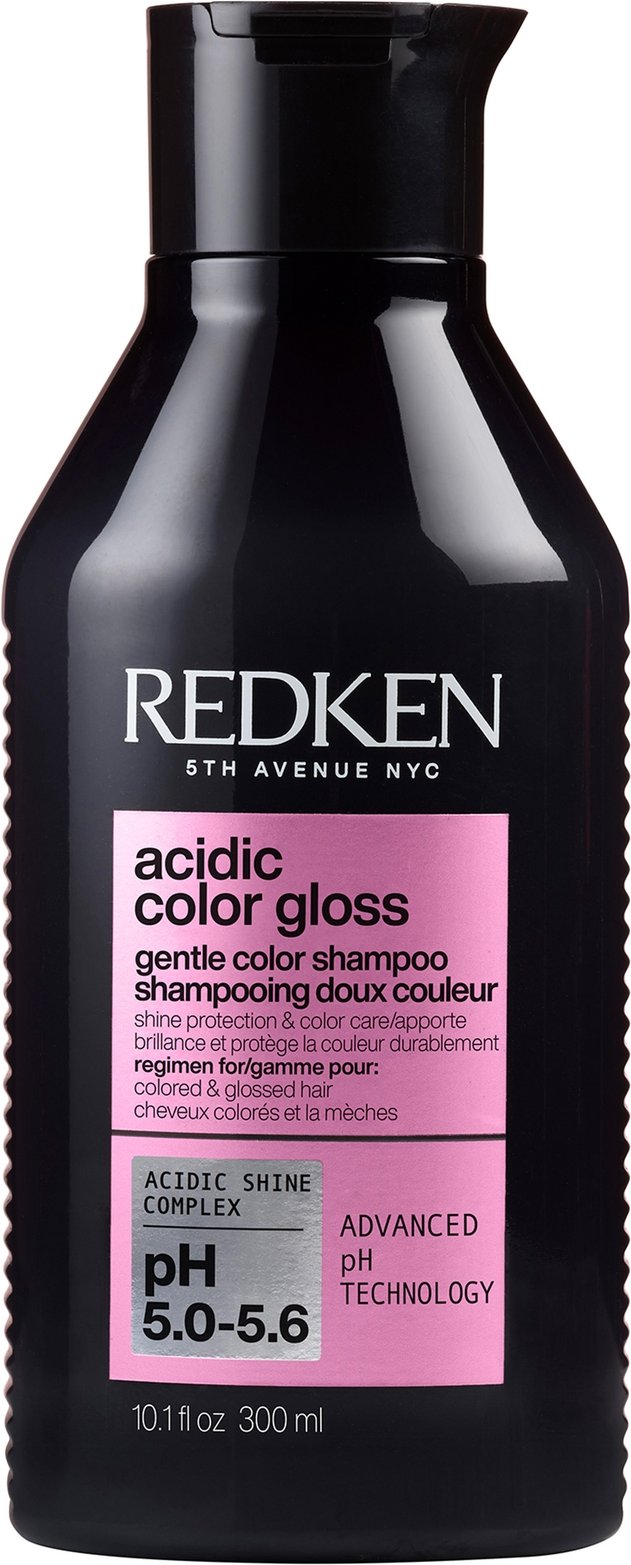 Redken Acidic Color Gloss Shampoo, Sulphate-Free for a Gentle Cleanse, Glass-Like Shine, For Coloured Treated Hair 300ml