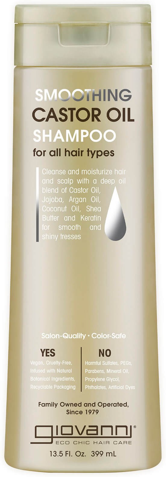 Giovanni Smoothing Castor Oil Shampoo 399ml