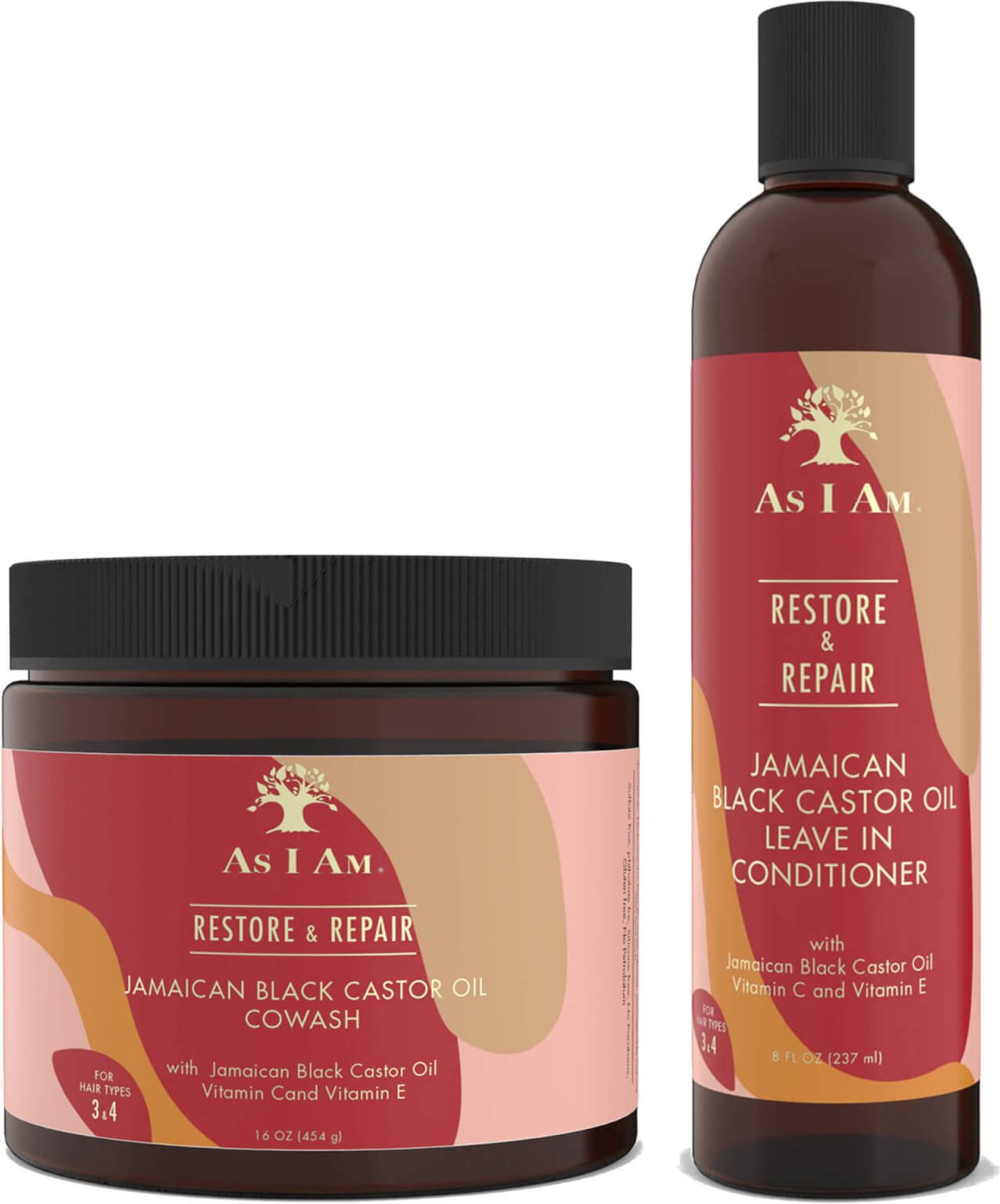 As I Am Jamaican Black Castor Oil - The Detangling Mix Bundle