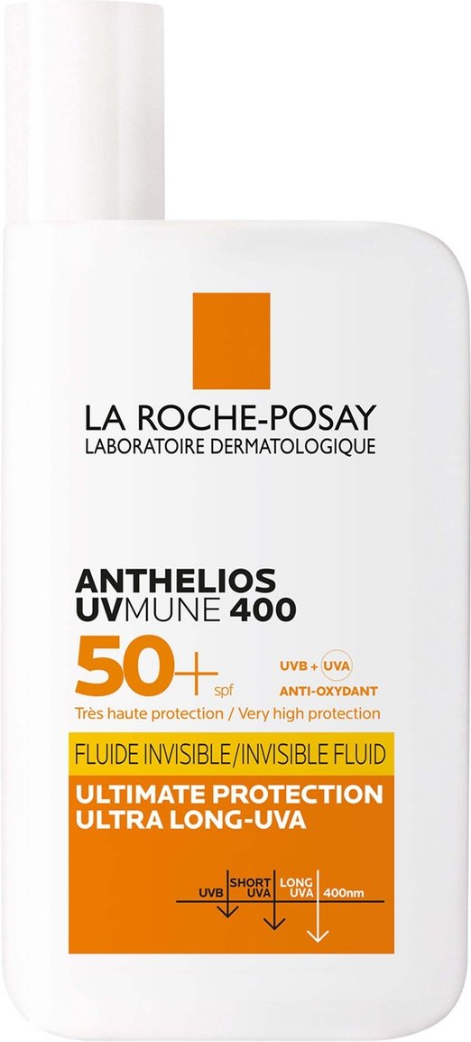 La Roche-Posay Anthelios UVMune 400 Invisible Fluid SPF50+ Sun Cream 50ml