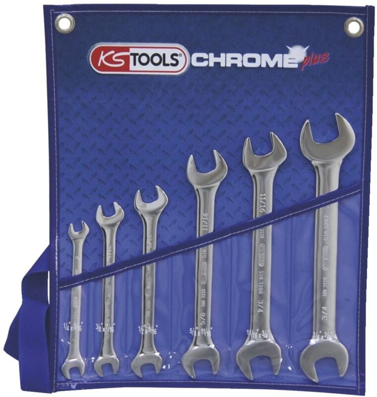 Thumbnail - CHROMEplus Doppel-Maulschlüssel-Satz, 6-tlg