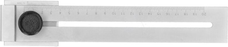 TIKATARER Parallellineal, Lochanreißlineal 0-200 mm Schiebelineal Anreißnadel Parallelschieber Anreißnadel Kreuzanreißna...