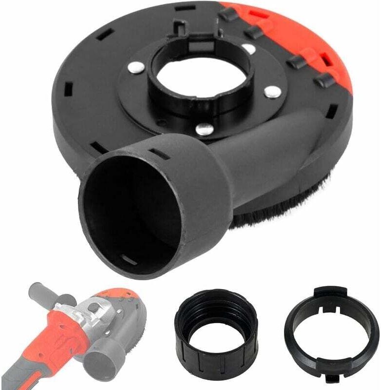 Staubabsaugung für Winkelschleifer (125 mm/100 mm), professionelle Staubabsaugung für Winkelschleifer, hochwertiges Stau...