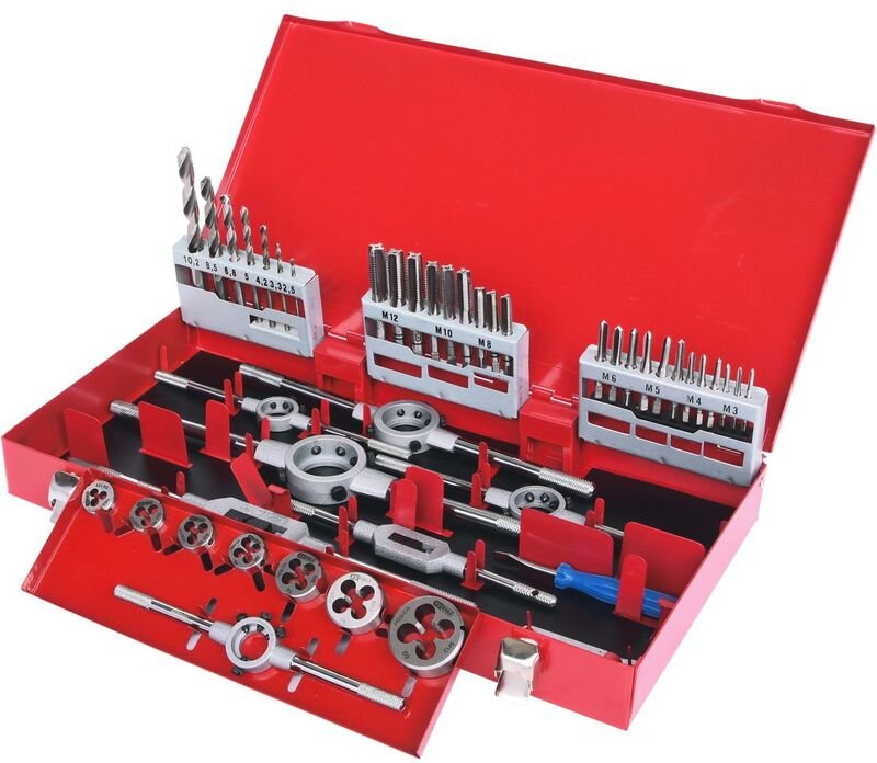 Ks Tools hss Co Gewindeschneidwerkzeug-Satz, 44-tlg.
