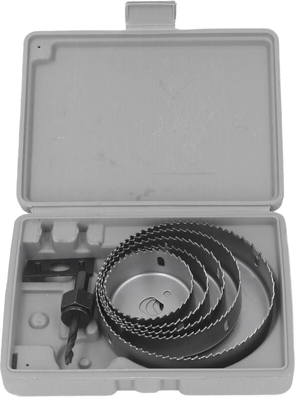 Thumbnail - Lochsägen Kit Holzbearbeitungssägezahner Set für Metall Kunststoff Holzbohrung 64 mm 76 mm 89 mm 102 mm 127 mm - Eosnow