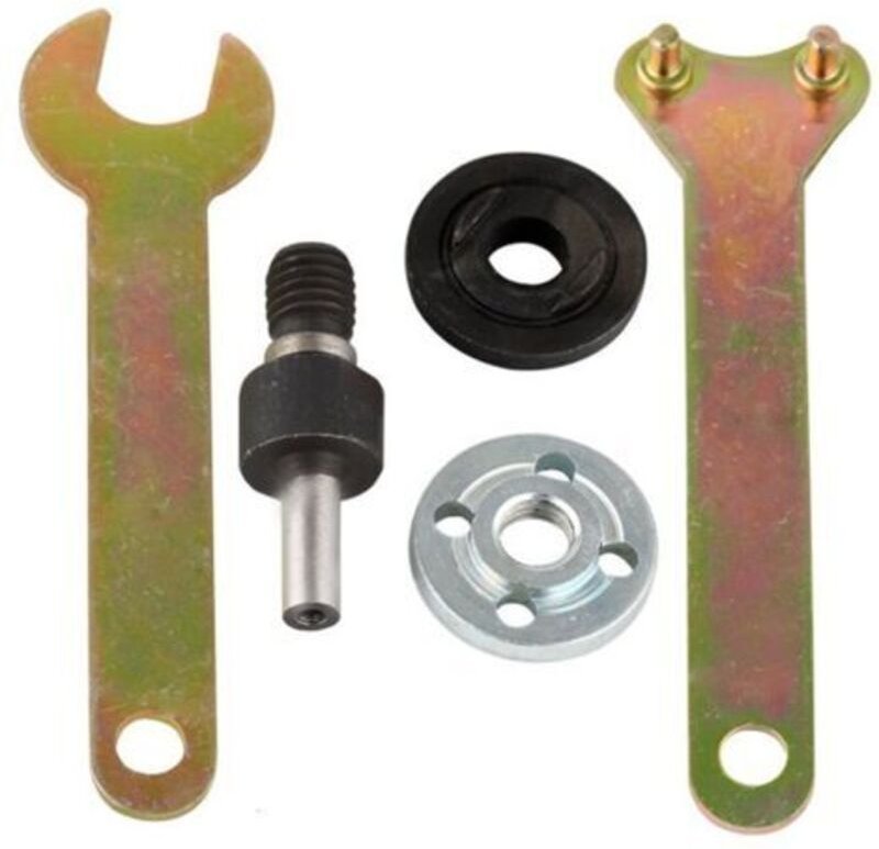 Adapterset für Handbohrmaschine – 6-mm-Trennscheibe – Bohrfutteradapter – Winkelschleifer – Verbindungsstange – Umrüstwe...