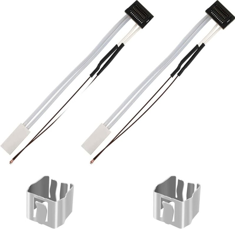 2er-Pack Keramikheizung und Thermistor für P1P, 3D-Druckerzubehör, 24 V, 48 W, Keramikheizung, 300 ℃, Hochtemperatur-The...