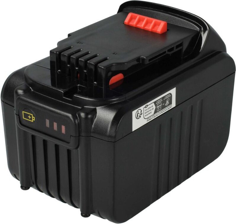 EXTENSILO Akku kompatibel mit Dewalt DCF898, DCF899, DCF895M2, DCF895L2, DCF897N, DCF899HN Elektrowerkzeug (6000 mAh, Li...