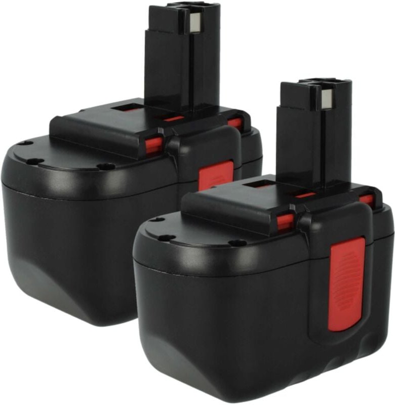 2x Akku Ersatz für Bosch 2607335268, 2607335280, 2607335279, 2607335446, 2607335445 für Werkzeug (3000 mAh, NiMH, 24 v) ...