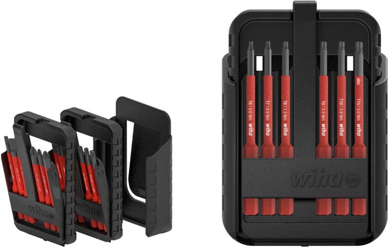 Thumbnail - Bit Set slimBit electric torx®, torx plus® 12-tlg. i inkl. slimBit-Boxen und Gürtelhalter i flexibel, kompakt, mobil i v...