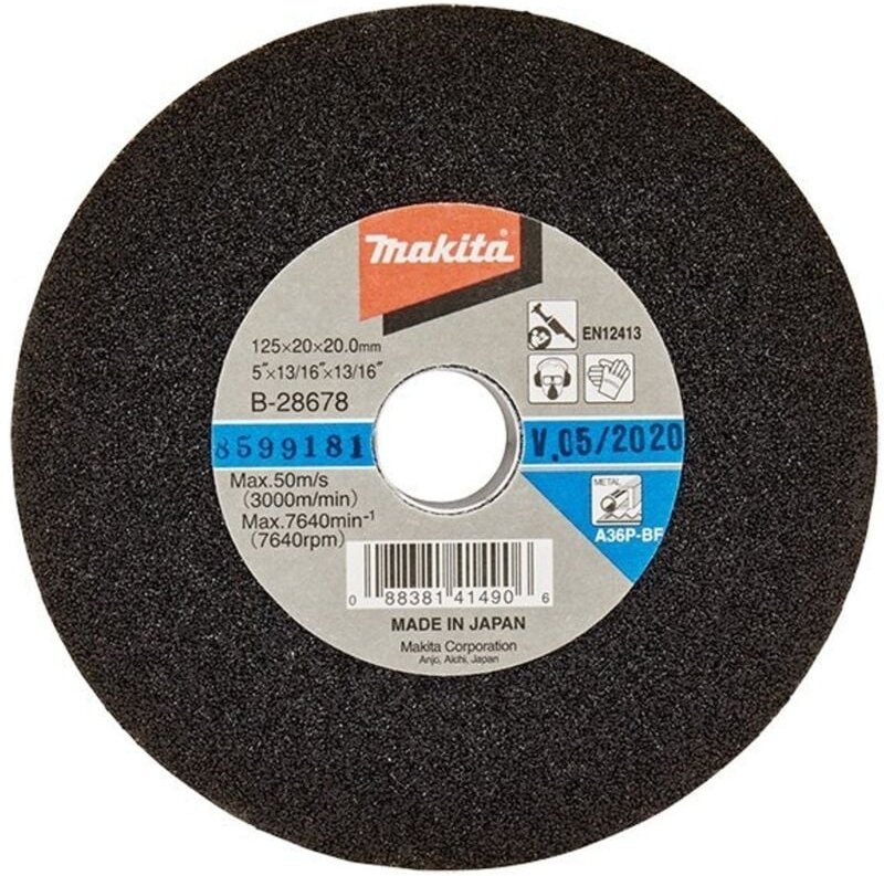 Thumbnail - Schleifstein K36, 125 x 20 x 20 mm - Makita