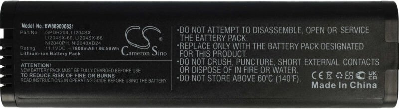 Akku kompatibel mit Anritsu MS2722C, MS2723B, MS2723C, MS2724B, MS2724C, MS2725C Messgerät (7800 mAh, 11,1 v, Li-Ion) - ...