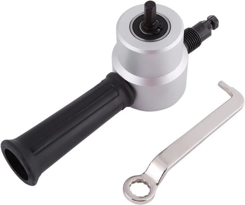 Blechschneider-Kit, Doppelkopf-Blechschneider, einstellbares elektrisches Power-Knabber-Schneidwerkzeug-Kit für Bohrmasc...