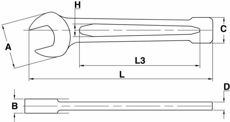Tengtools - Feststehender Schraubenschlüssel, 24 902024 160740106