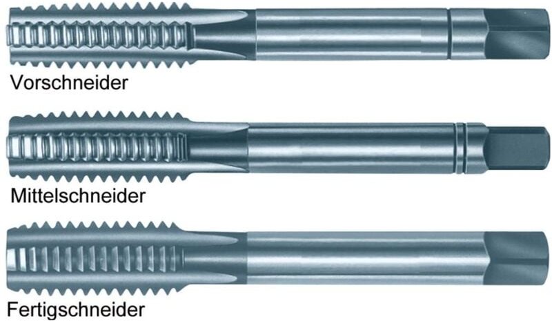 Thumbnail - Handgewindebohrer-Satz hss Linksgewinde din 352 Forum M20