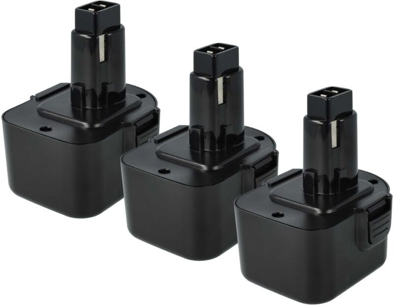 Vhbw - 3x Akku kompatibel mit Roller Multi-Press Mini acc, Multi-Press Typ 571 Werkzeug (3000 mAh, NiMH, 12 v)