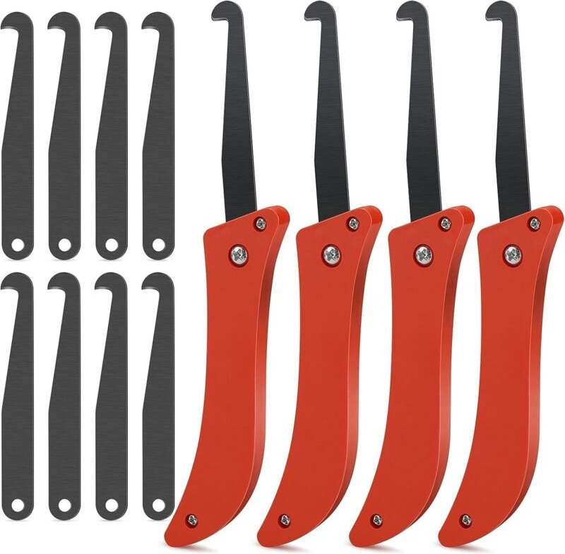 Werkzeuge zum Entfernen von Fugenmörtel, faltbares Dichtungswerkzeug, Dichtungsmesser, Fugenreiniger-Werkzeuge, 4-teilig...