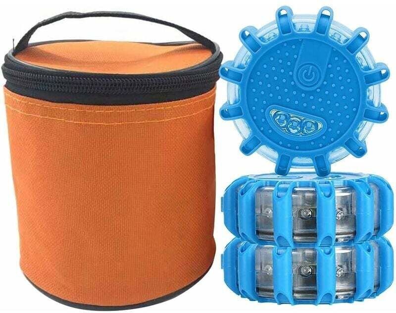 Leistungsstarkes orangefarbenes LED-Rundumleuchte, Auto-Blitzlicht, Traktor-Rundumleuchte, flaches LED-Rundumleuchte, ba...