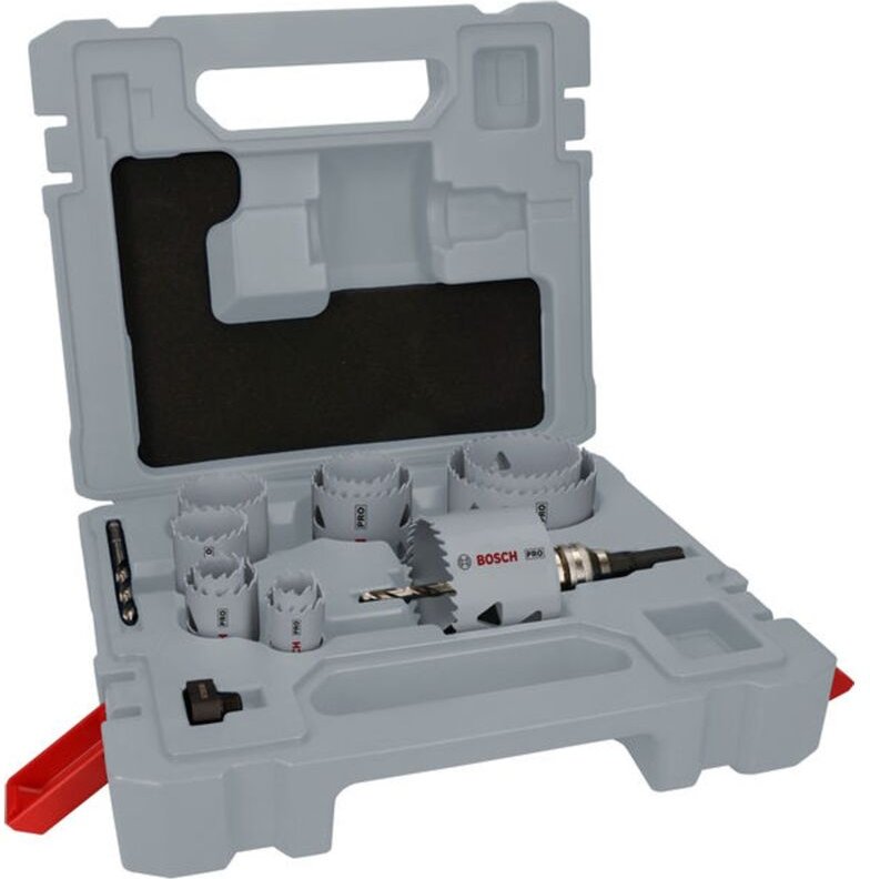 Pro Lochsäge Multi Material Q-Lock Aufsteckhalter-Set, 15-tlg., Art.Nr. 2608901549 - Bosch