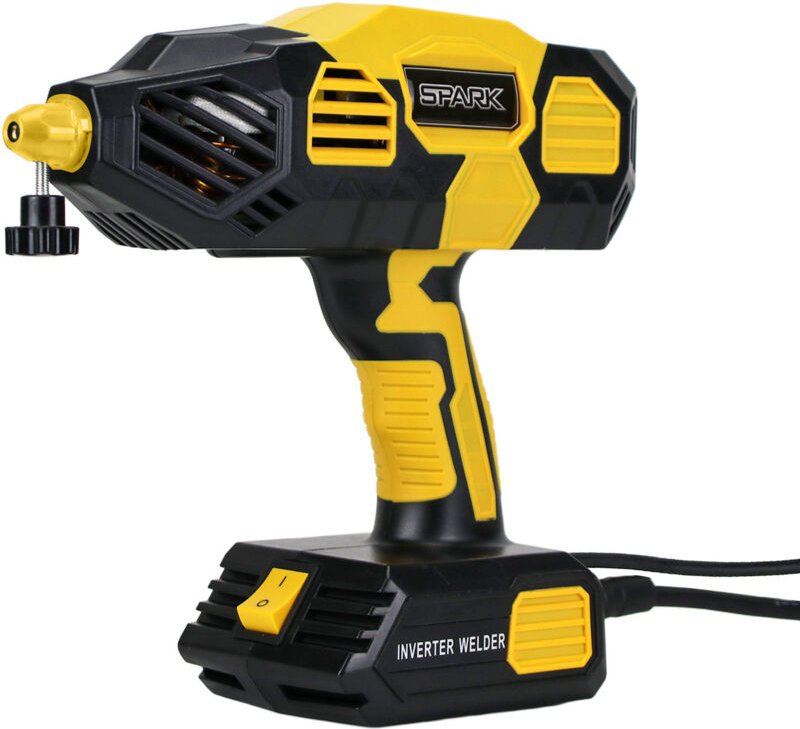 NICOLA All-in-One Tragbares Schweißgerät, 20–120 A, 4600 W, gelb, europäische Norm, 25 x 25 x 10 cm