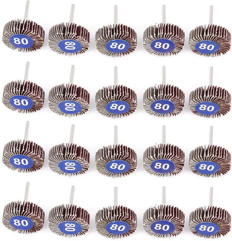 Thumbnail - Fächerschleifscheiben, 20 Stück, 32 x 10 x 3,2 mm, Schleifscheiben-Set für elektrische Rotationswerkzeuge - Lntyq