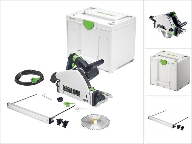 Festool TS 55 FEBQ-Plus-PA Tauchsäge 1200 W 160 mm + Parallelanschlag PA-TS 55 + Systainer